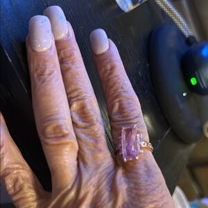 Bomb Party “only for you” Pink and Rose Gold plated Ring with Classic Design